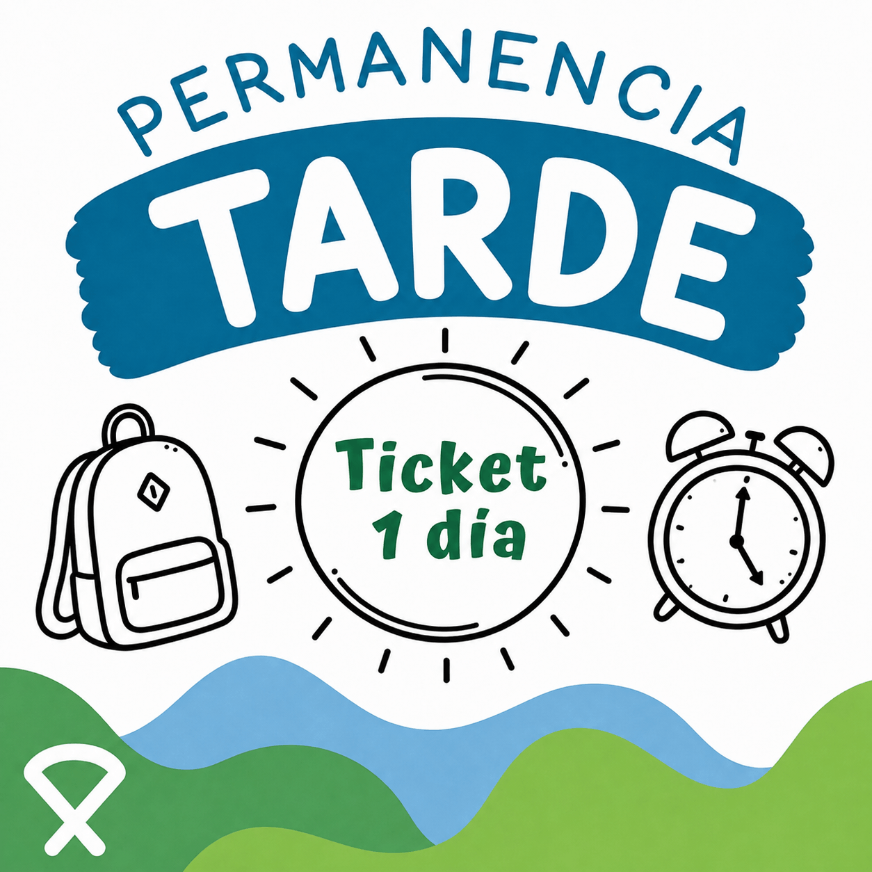 Ticket Permanencia Tarde (1 día)